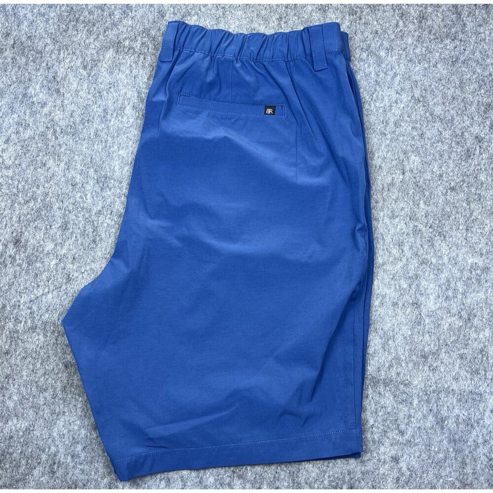 Banana Republic Men's Performance Shorts Blue Chino Stretch 10" Inseam Size 40
